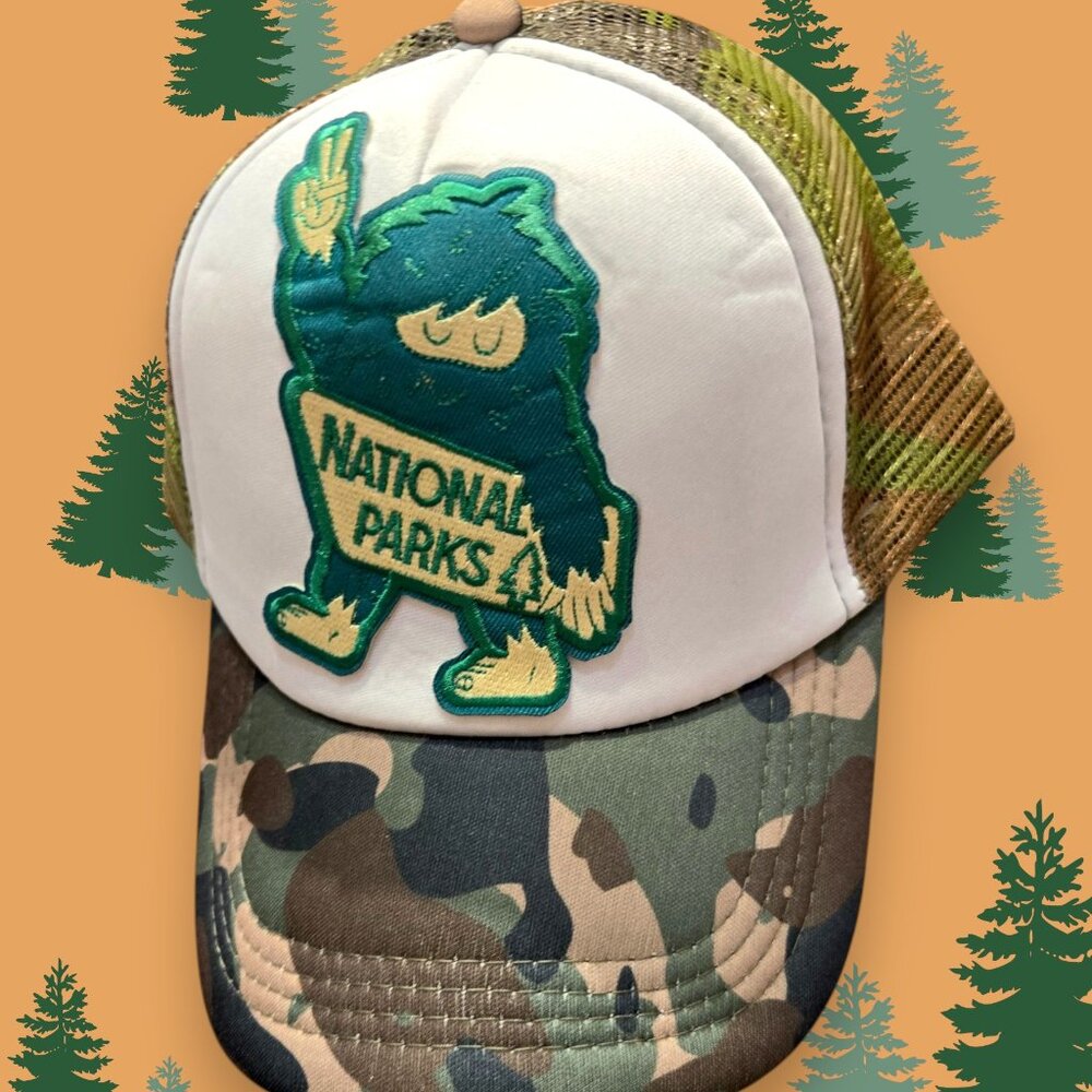 National Parks Parks- Camo Trucker Hat